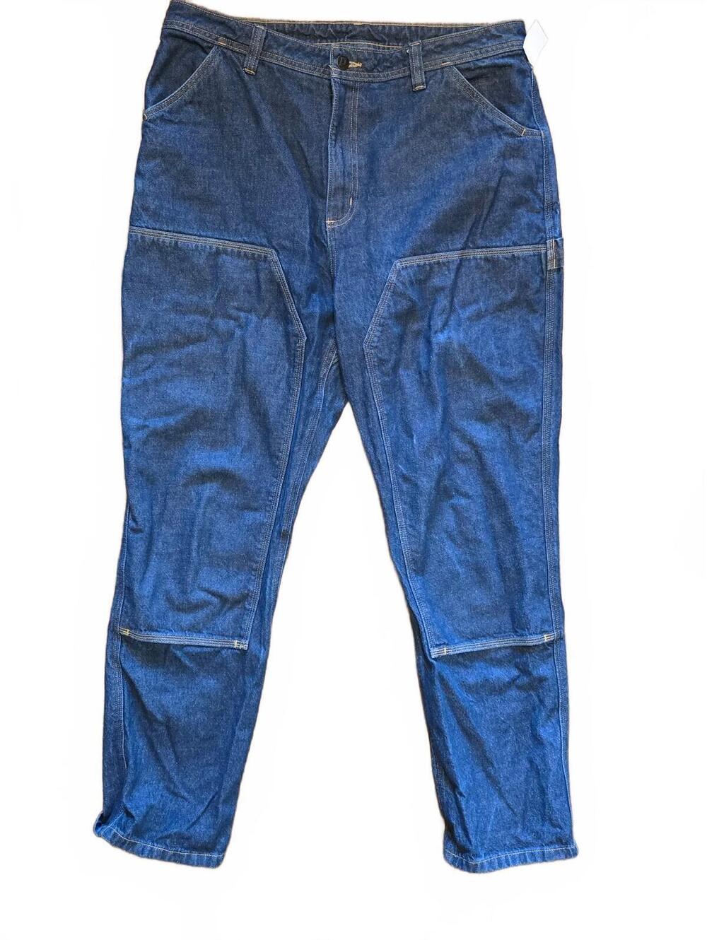 Patagonia Double Knee Work Pants Dark Wash Denim Jeans Sz 14